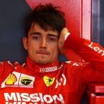 Il pilota della Ferrari Charles Leclerc